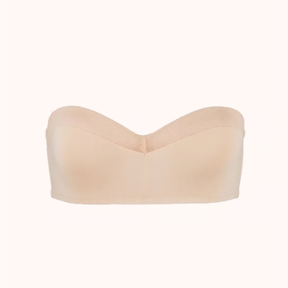 Lively 34DDD strapless bra in beige